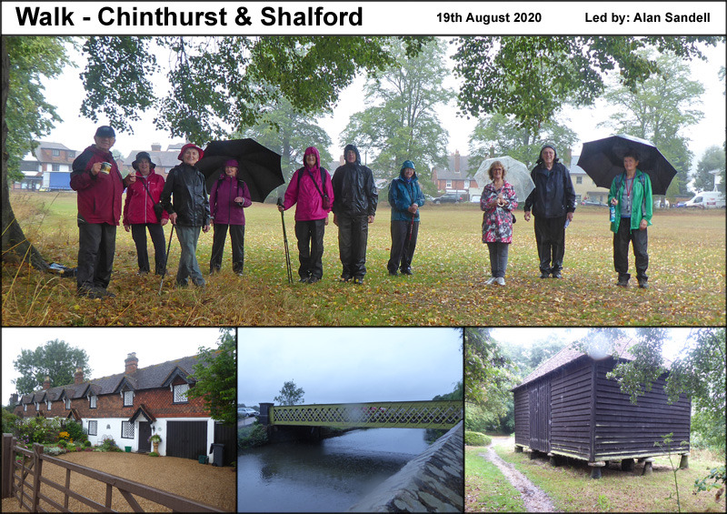Walk - Chinthurst & Shalford - 19th August 2020